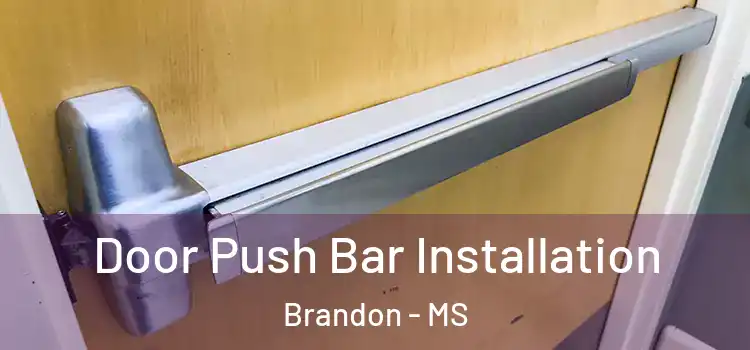  Door Push Bar Installation Brandon - MS